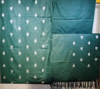 Green Women's Fashion: Loom Work, Jacquard, Khaadi Cotton | 3-Piece Summer & Mid-Season Wear
